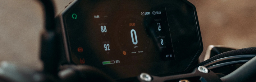 Zero motorcycles dash