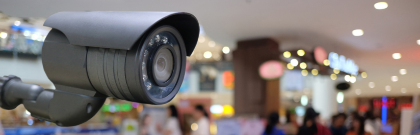 cctv camera in mall