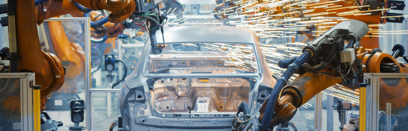 Smart manufacturing line for cars