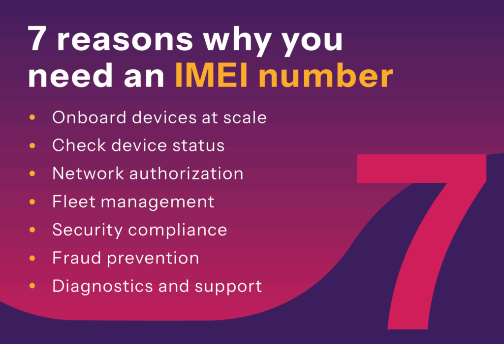 7 reasons why you need an IMEI number