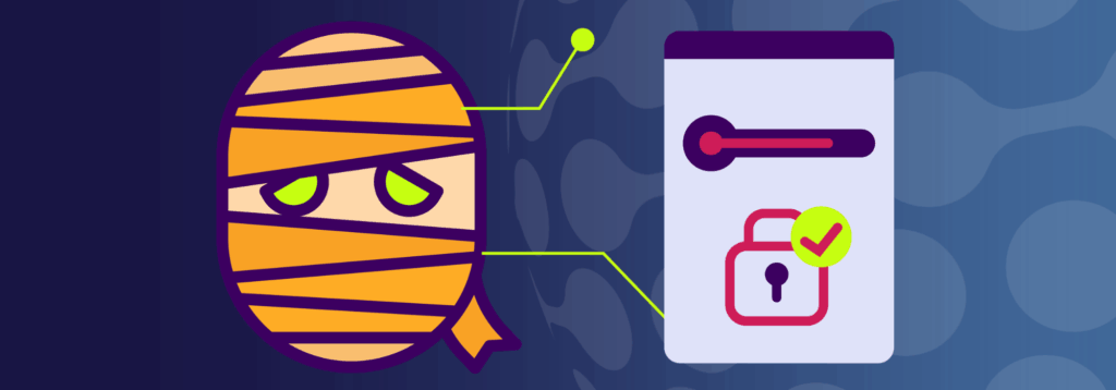 A Mummy wrapped in smart textiles connected to a cloud dashboard.